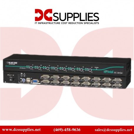 Black Box KV9216A KVM Switch for PS/2 or USB Servers and Consoles, 16-Port (KV9216A)