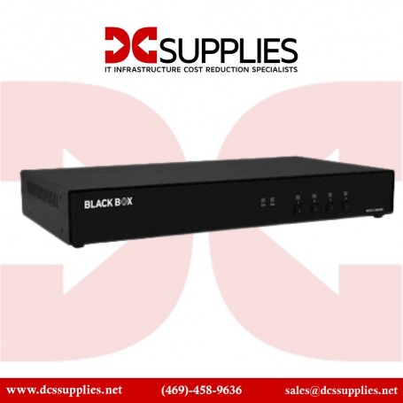 Black Box KVS4-1004KX 4-Port Secure Pro KM with Audio and CAC (KVS4-1004KX)