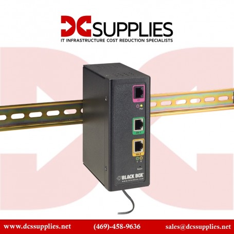 Black Box LB532A-R-R2 Industrial Ethernet Extender Remote Unit - G.SHDSL 2-Wire, 15-Mbps (LB532A-R-R2)