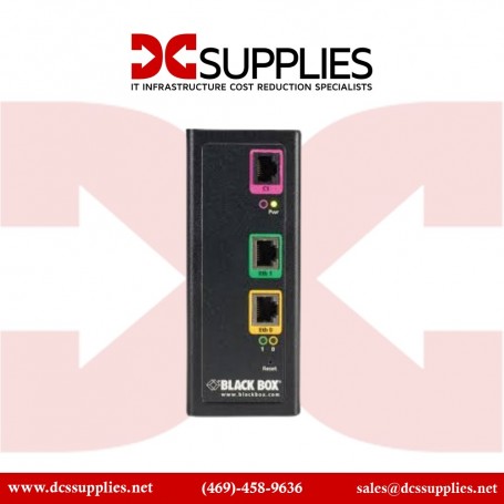 Black Box LB532A-R-R2 Industrial Ethernet Extender Remote Unit - G.SHDSL 2-Wire, 15-Mbps (LB532A-R-R2)