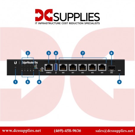 Ubiquiti Networks  ER-6P Edgerouter 6-Port with PoE (ER-6P)