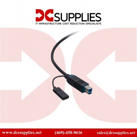 C2G C2G30080 USB 3.2 Gen 2 Cable, 600" (152m), USB-A to USB-C, Black (C2G30080)