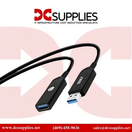 SIIG Inc CB-US0V11-S1 50M USB 3.0 AOC Male to Female Active Cable (CB-US0V11-S1)