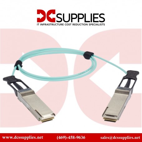Tripp Lite N28F-05M-AQ 40Gb QSFP to QSFP Active Optical Cable, 5m, Aqua (N28F-05M-AQ)