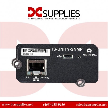 Vertiv IS-UNITY-SNMP Liebert IntelliSlot Unity SNMP Network Card|Remote Monitoring (IS-UNITY-SNMP)