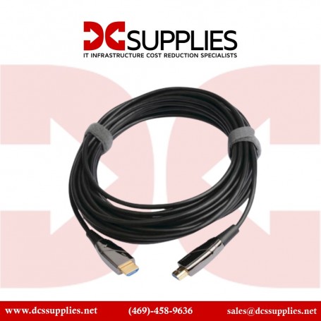 Tripp Lite P568-60M-FBR HDMI 2.0 Fiber AOC 4K 60Hz Cable, 60M, Black (P568-60M-FBR)