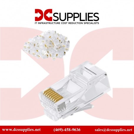 Black Box C6EZUP-25PAK CAT6 EZ-RJ45 Modular Plugs 25-Pack (C6EZUP-25PAK)