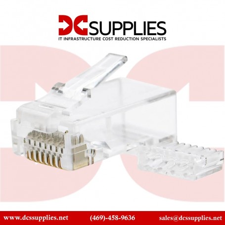 Black Box C6EZUP-25PAK CAT6 EZ-RJ45 Modular Plugs 25-Pack (C6EZUP-25PAK)