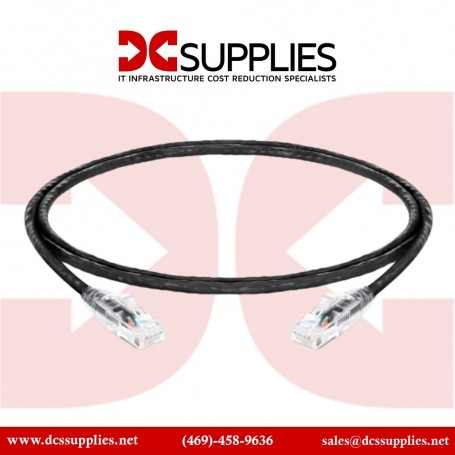 Black Box C6PC70-BK-05 GigaTrue 3 CAT6 Patch Cable Black - 5 ft (C6PC70-BK-05)