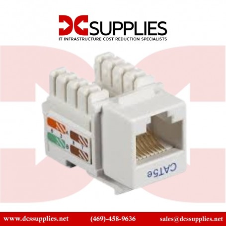 Black Box CAT5EJ-WH CAT5E White Keystone Jack Value Line (CAT5EJ-WH)