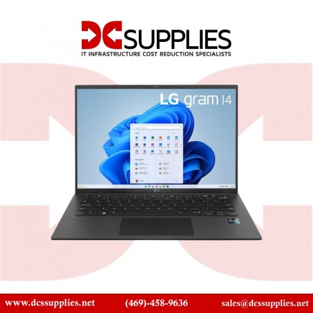 LG 14Z90R-N.APB7U1 14in GRAM Lightweight Notebook, HW TPM, Windows 11PRO, CORE I7, 16GB DDR (14Z90R-N.APB7U1)