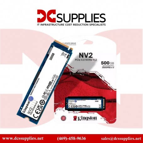 Kingston NV2 500G PCIe 4.0 NVMe M.2 2280 SSD (SNV2S/500G)