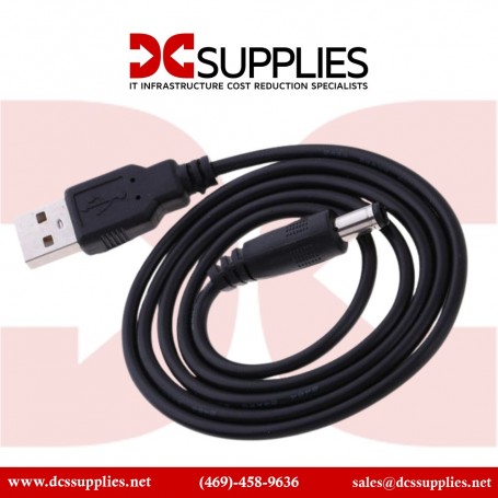 StarTech USB2TYPEH2M 2m USB to Type H Barrel Cable - USB to 3.4mm 5V DC Power Cable (USB2TYPEH2M)