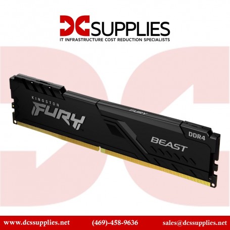 Kingston KF432C16BB1/16 Fury Beast 16GB 3200MHz DDR4 CL16 Desktop Memory (KF432C16BB1/16)