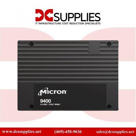 Micron MTFDKCC7T6TGH-1BC1ZABYYR 9400 PRO 7680GB NVMe U.3 (15mm) Enterprise SSD 7.50 TB (MTFDKCC7T6TGH-1BC1ZABYYR)