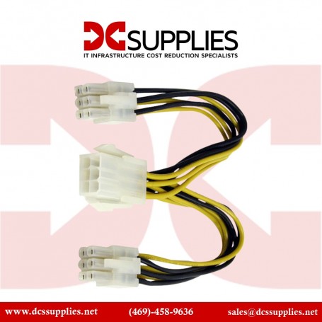 StarTech PCIEXSPLIT6 6-Inch PCIe Power Splitter Cable - 6-Pin (PCIEXSPLIT6)