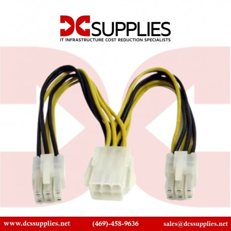 StarTech PCIEXSPLIT6 6-Inch PCIe Power Splitter Cable - 6-Pin (PCIEXSPLIT6)