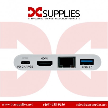 Tripp Lite U444-06N-HGU-C USB-C to HDMI Multiport Adapter Hub (U444-06N-HGU-C)