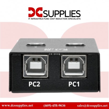 Tripp Lite U215-002 2-Port USB 2.0 Hi-Speed Printer/Peripheral Sharing Switch (U215-002)