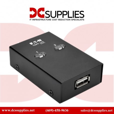 Tripp Lite U215-002 2-Port USB 2.0 Hi-Speed Printer/Peripheral Sharing Switch (U215-002)