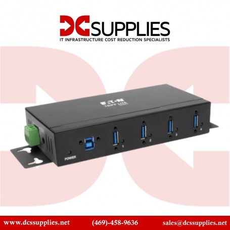 Tripp Lite U360-004-IND 4-Port Industrial USB 3.0 SuperSpeed Hub (U360-004-IND)