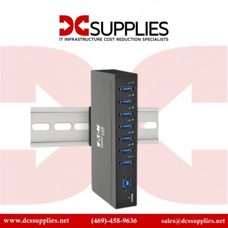 Tripp Lite U360-007-IND 7-Port Industrial USB 3.0 SuperSpeed Hub with 15kV ESD Protection (U360-007-IND)