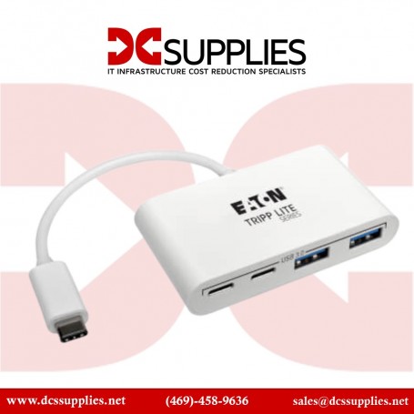 Tripp Lite U460-004-2A2C 4-Port USB 3.1 Gen 1 Portable Hub (U460-004-2A2C)