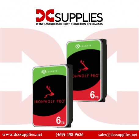 Seagate ST6000NT001 Iron Wolf Pro, 6 TB, Enterprise NAS Internal HDD CMR 3.5 Inch (ST6000NT001)