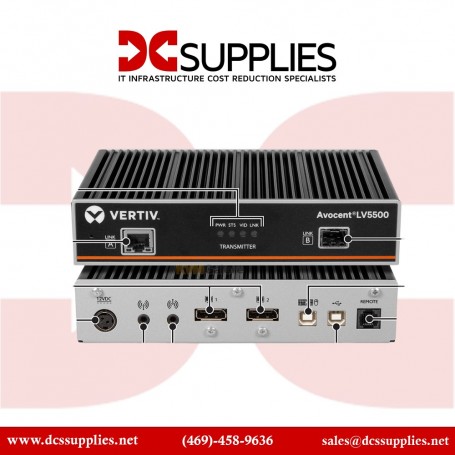 Vertiv LV5500R-400 Avocent LV5500 High-Performance KVM Extender  Receiver (LV5500R-400)