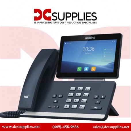 Yealink 1301111 T58W 16 Lines. 7-Inch Color Touch Screen Display. Dual USB Ports (1301111)