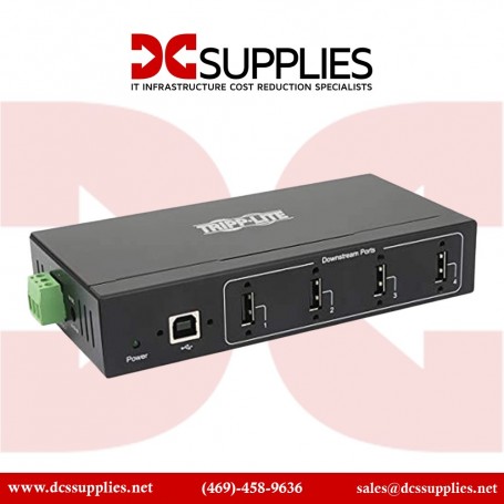 Tripp Lite U223-004-IND-1  4-Port USB 2.0 Industrial Hub, 15KV ESD Immunity (U223-004-IND-1)