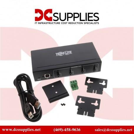 Tripp Lite U223-004-IND-1 4-Port USB 2.0 Industrial Hub, 15KV ESD Immunity (U223-004-IND-1)