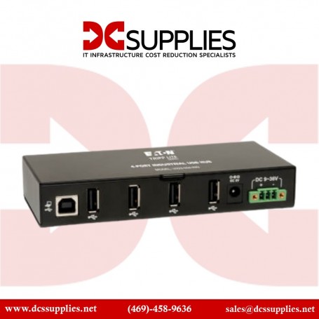 Tripp Lite U223-004-IND-1 4-Port USB 2.0 Industrial Hub, 15KV ESD Immunity (U223-004-IND-1)