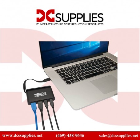 Tripp Lite U460-T04-2A2C-1 USB-C Hub USB 3.1 Gen 1, 2 USB-C & 2 USB-A Ports (U460-T04-2A2C-1)
