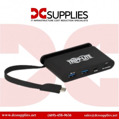 Tripp Lite U460-T04-2A2C-1 USB-C Hub USB 3.1 Gen 1, 2 USB-C & 2 USB-A Ports (U460-T04-2A2C-1)