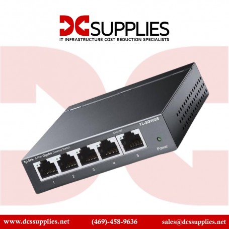 TP-Link TL-SG105S 5 Port Gigabit Ethernet Switch Desktop/Wall-Mount (TL-SG105S)
