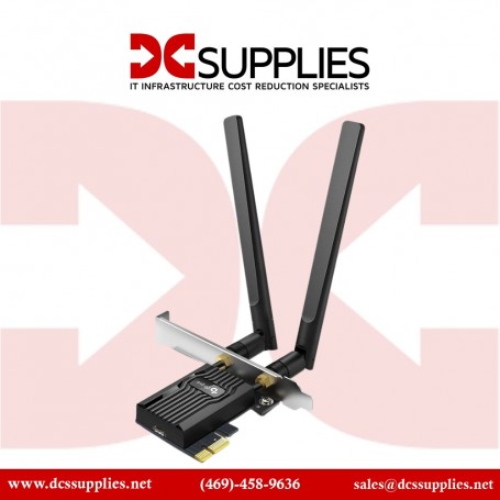 TP-LINK ARCHER TX55E AX3000 Dual Band Wi-Fi 6 Bluetooth PCI Express Adapter (ARCHER TX55E)