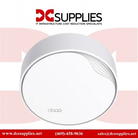TP-LINK DECOX50POE1PACK AX3000 Whole Home Mesh Wi-Fi 6 Unit with PoE (DECOX50POE1PACK)