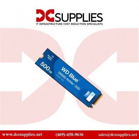 Western Digital WDS500G3B0E 500GB WD Blue SN580 NVMe SSD (WDS500G3B0E)