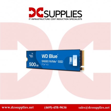 Western Digital WDS500G3B0E 500GB WD Blue SN580 NVMe SSD (WDS500G3B0E)