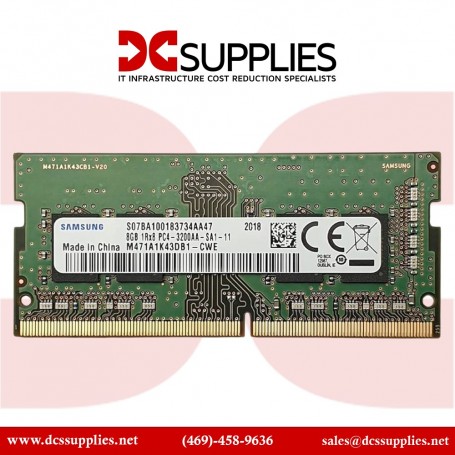 Samsung M471A1K43DB1-CWE 8GB DDR4 3200MHz PC4-25600 1.2V 1Rx8 260-Pin SODIMM Laptop (M471A1K43DB1-CWE)