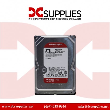 Western Digital WD20EFPX 2TB WD Red Plus NAS 3.5-inch Hard Drive (WD20EFPX)