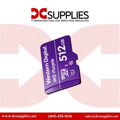Western Digital WDD512G1P0C 512GB Purple SC QD101 Ultra Endurance microSD Card (WDD512G1P0C)