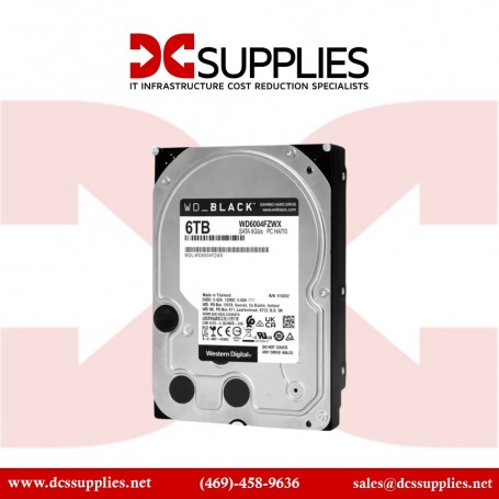 Western Digital WD6004FZWX 6TB Gaming Internal HDD (WD6004FZWX)