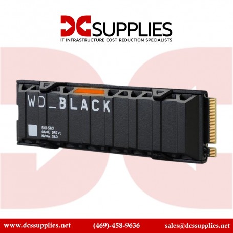 Western Digital WDS200T2XHE 2TB WD Black SN850X NVMe SSD Gen 4 M.2 2280 with Heatsink (WDS200T2XHE)