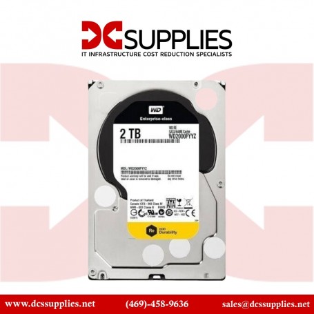 Western Digital WD2000FYYZ 2TB 7.2 K RPM 64MB Cache SATA 3.5" Enterprise HDD (WD2000FYYZ)