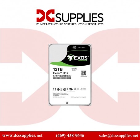 Seagate Exos ST12000NM0007 12TB Internal Hard Drive Enterprise HDD 3.5 Inch (ST12000NM0007)