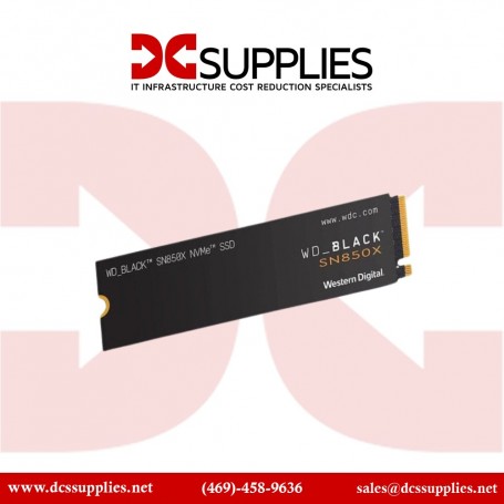 Western Digital WDS100T2X0E1TB WD Black SN850X NVMe SSD Gen 4 PCIe M.2 2280 (WDS100T2X0E)