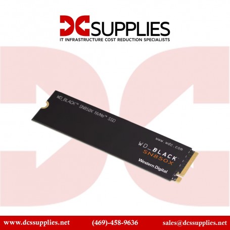 Western Digital WDS100T2X0E1TB WD Black SN850X NVMe SSD Gen 4 PCIe M.2 2280 (WDS100T2X0E)