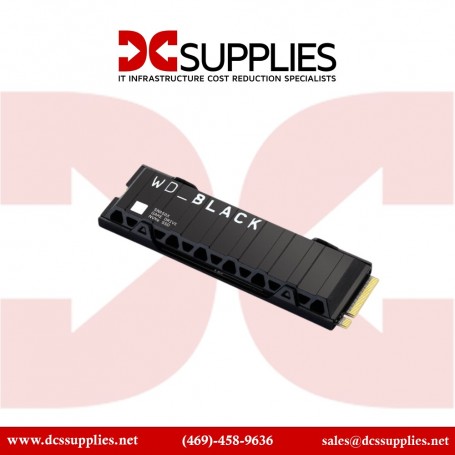 Western Digital WDS100T2XHE1TB WD Black SN850X NVMe SSD Gen 4 PCIe M.2 2280 with Heatsink (WDS100T2XHE)